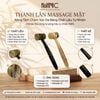  Thanh Lăn Massage Mặt Sừng Trâu Kích Thước 15cm, Thiết Kế 4 Bánh Lăn Tay Cầm Tiện Lợi, Giúp kích thích tuần hoàn máu, nâng cơ mặt và giảm sưng/bọng mắt hiệu quả 