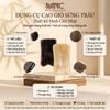  Dụng cụ cạo gió massage mặt hình chữ nhật Mnistore, kích thước 11cm - 13cm, giúp lưu thông khí huyết và thư giãn da mặt 