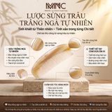  Lược sừng trâu dáng me trơn Mnistore kích thước 11-15cm, Lược Chải Tóc & Lược Massage Đầu Chế Tác Thủ Công Từ Sừng Trâu Tự Nhiên 