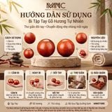  Dụng Cụ Bi Lăn Tay Gỗ Hương – Dụng Cụ Massage Bàn Tay Thủ Công Từ Gỗ Hương Tự Nhiên - Giúp thư giãn, tăng cường lưu thông máu huyết, giảm tê mỏi tay chân và căng thẳng. 