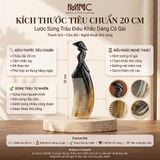  Lược sừng trâu được chạm khắc hình dáng người phụ nữ mặc áo dài đội nón lá độc đáo Mnistore Kích thước 16-20cm màu ngẫu nhiên, Lược Chải Tóc & Lược Massage Đầu Thủ Công Cao Cấp 
