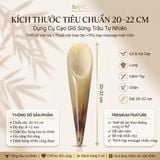  Dụng cụ cạo gió sừng trâu Mnistore, kích thước 16-30cm, hai màu sừng đen và trắng - giúp thông khí huyết, giải cảm, giảm đau nhức cơ, và tăng tuần hoàn máu 