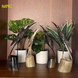  Tượng Điêu Khắc Sừng Trâu Hình Con Cò – Tác Phẩm Thủ Công Nghệ Thuật Độc Đáo & Đầy Ý Nghĩa 