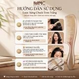  Lược Sừng Chuôi Trơn Mnistore màu sắc trắng lưa kích thước 16cm đến 20cm dày 3-11mm - Lược Chải Tóc Thủ Công Từ Sừng Trâu Tự Nhiên 20cm 
