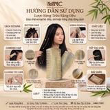  Lược sừng trâu dáng 2 răng đều Mnistore kích thước 12cm màu trắng lược chải chấy, gàu, chăm sóc da đầu, Không bị tích điện khi sử dụng, giúp giảm xơ rối 