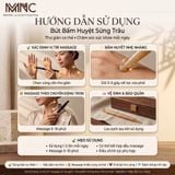  Bút bi bấm huyệt sừng trâu Mnistore kích thước 15cm dùng bấm các huyệt trên toàn cơ thể giúp tuần hoàn và lưu thông máu 