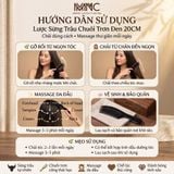  Lược sừng trâu chuôi trơn Mnistore màu sắc đen lưa kích thước 16cm đến 20cm - Lược Sừng Trâu Chải Tóc Thủ Công Từ Sừng Trâu Tự Nhiên 