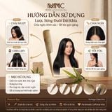  Lược sừng trâu hình dáng chuôi dài khía Mnistore màu trắng kích thước 20cmx3,5cm dày 3-6mm Chia ngôi chuẩn xác – Tết tóc dễ dàng – Tôn vinh vẻ đẹp thủ công từ sừng trâu tự nhiên 