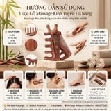  Lược Gỗ Đàn Hương Tự Nhiên mix lược Mnistore Kích Thước 11.5cm x 5.8cm - Giúp thư giãn, giảm căng thẳng, mệt mỏi và cải thiện lưu thông máu 