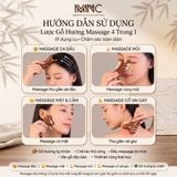  Lược gỗ đàn hương Massage 4in1 Cao Cấp Mnistore Chất Liệu 100% Gỗ Tự Nhiên, kích thước 3,7cm x 7cm x 10cm, Lược Gỗ & Dụng Cụ Massage Đầu, Mặt, Mũi, Cổ Vai Gáy 
