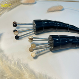  Dụng cụ đay huyệt diện chẩn 5 bi sừng trâu, giúp lưu thông máu, thư giãn, giảm căng thẳng 