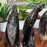  MINISTORE Tượng Sừng Trâu Con Vẹt Nghệ Thuật Decor Phong Thủy Trưng Bày Độc Đáo Chất Liệu 100% Sừng Trâu Tự Nhiên Thủ Công Việt Nam 