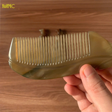  Lược sừng điêu khắc cô gái, chống tĩnh điện, massage đầu, quà tặng nghệ thuật 