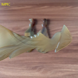  Lược sừng điêu khắc cô gái, chống tĩnh điện, massage đầu, quà tặng nghệ thuật 