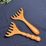  Lược massage gỗ đàn hương hình gạc hươu Mnistore, Thiết kế răng lược thưa tác dụng thúc đẩy tuần hoàn máu, thư giãn tinh thần và giảm căng thẳng, mệt mỏi. 