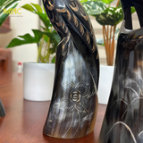  MINISTORE Tượng Sừng Trâu Con Vẹt Nghệ Thuật Decor Phong Thủy Trưng Bày Độc Đáo Chất Liệu 100% Sừng Trâu Tự Nhiên Thủ Công Việt Nam 