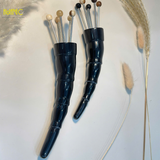  Dụng cụ đay huyệt diện chẩn 5 bi sừng trâu, giúp lưu thông máu, thư giãn, giảm căng thẳng 