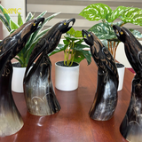  MINISTORE Tượng Sừng Trâu Con Vẹt Nghệ Thuật Decor Phong Thủy Trưng Bày Độc Đáo Chất Liệu 100% Sừng Trâu Tự Nhiên Thủ Công Việt Nam 
