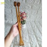 Cây gãi Ngứa Lưng Kết Hợp Massage Lưng Chất Liệu Bằng Gỗ Dụng Cụ Diện Chẩn Cải Thiện Đau Lưng Vai Gáy, Thư Giãn, Bấm Huyệt, Chăm Sóc Sức Khỏe 
