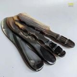  Lược sừng trâu dáng chuôi trúc Mnistore màu sắc trắng kích thước 16-20cm, Lược Chải Tóc Chế Tác Thủ Công Từ Sừng Trâu Tự Nhiên 