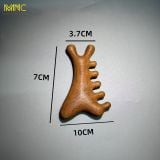  Lược gỗ đàn hương Massage 4in1 Cao Cấp Mnistore, Chất Liệu 100% Gỗ Tự Nhiên, kích thước 3,7cm x 7cm x 10cm, massage mũi - tay chân - cổ vai gáy - da đầu, nhỏ gọn hiệu quả 