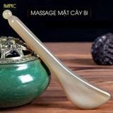  Bộ Dụng Cụ Massage Mặt Và Đầu Mnistore Gồm 3 Sản Phẩm Guasha Tim + Cày Bi + Răng Thưa Chế Tác Từ Sừng Trâu, Kích Thước 10-12cm, Độ Dày 4mm - 1cm, Nâng Cơ Mặt, Mịn Da, Massage Bọng Mắt, Dưỡng Da Đầu 