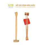  Cây gãi Ngứa Lưng Kết Hợp Đấm Lưng Chất Liệu Bằng Gỗ Dụng Cụ Diện Chẩn Cải Thiện Đau Lưng Vai Gáy, Thư Giãn, Bấm Huyệt, Chăm Sóc Sức Khỏe 