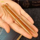  Bút bi bấm huyệt sừng trâu Mnistore kích thước 15cm dùng bấm các huyệt trên toàn cơ thể giúp tuần hoàn và lưu thông máu 