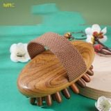  Lược Massage Body Gỗ Cầm Tay Đầu Tròn Mnistore – Săn Chắc Da, Thon Gọn Bụng Đùi, Tiêu Mỡ, Thư Giãn 