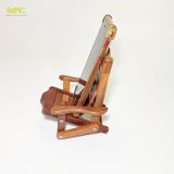 Giá Đỡ Ghế Gỗ Đa Năng Mnistore Chế Tác Từ Gỗ Hương Tự Nhiên, Kích Thước 11x15cm  – Dùng Để Làm Giá Đỡ Điện Thoại, Decor Trang Trí Bàn Học & Bàn Làm Việc 