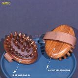  Lược Massage Body Gỗ Cầm Tay Đầu Tròn Mnistore – Săn Chắc Da, Thon Gọn Bụng Đùi, Tiêu Mỡ, Thư Giãn 