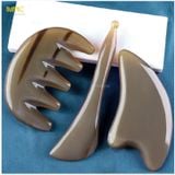  Bộ Dụng Cụ Massage Mặt Và Đầu Mnistore Gồm 3 Sản Phẩm Guasha Tim + Cày Bi + Răng Thưa Chế Tác Từ Sừng Trâu, Kích Thước 10-12cm, Độ Dày 4mm - 1cm, Nâng Cơ Mặt, Mịn Da, Massage Bọng Mắt, Dưỡng Da Đầu 