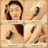  Lược Massage Body Gỗ Cầm Tay Đầu Tròn Mnistore – Săn Chắc Da, Thon Gọn Bụng Đùi, Tiêu Mỡ, Thư Giãn 