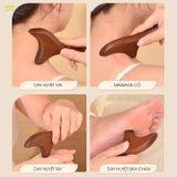  Dụng Cụ Day Ấn Huyệt Én Chất Liệu Gỗ Hương Tự Nhiên, Kích Thước 9-14cm, Dòng Sản Phẩm Giúp Day Huyệt, Massage Cổ Vai Gáy, Tay Chân 