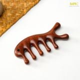  Lược Gỗ Massage Hình Dáng Con Cá Heo Lược Massage Kinh Tuyến Toàn Thân Năm Răng Chống Tĩnh Điện, Treo Đa Năng Răng Rộng Gỗ Trị Liệu 