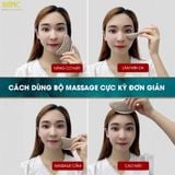  Bộ Massage Mặt Guasha Nâng Cơ & Cày Bi Mnistore Chế Tác Từ Sừng Trâu, Giúp Massage Guasha Nâng Cơ, Cây Bi Mịn Da, Massage Cằm Cổ, Day Huyệt. Kích Thước 9-11cm, Độ Dày 4mm-1cm 