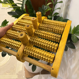  Bàn Lăn Massage Chân Bằng Gỗ, Kích Thước 24cm - 29cm, Giúp thư giãn, giảm căng thẳng và mệt mỏi, cải thiện lưu thông máu và hỗ trợ giảm đau mỏi chân 