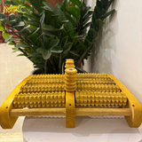  Bàn Lăn Massage Chân Bằng Gỗ, Kích Thước 24cm - 29cm, Giúp thư giãn, giảm căng thẳng và mệt mỏi, cải thiện lưu thông máu và hỗ trợ giảm đau mỏi chân 