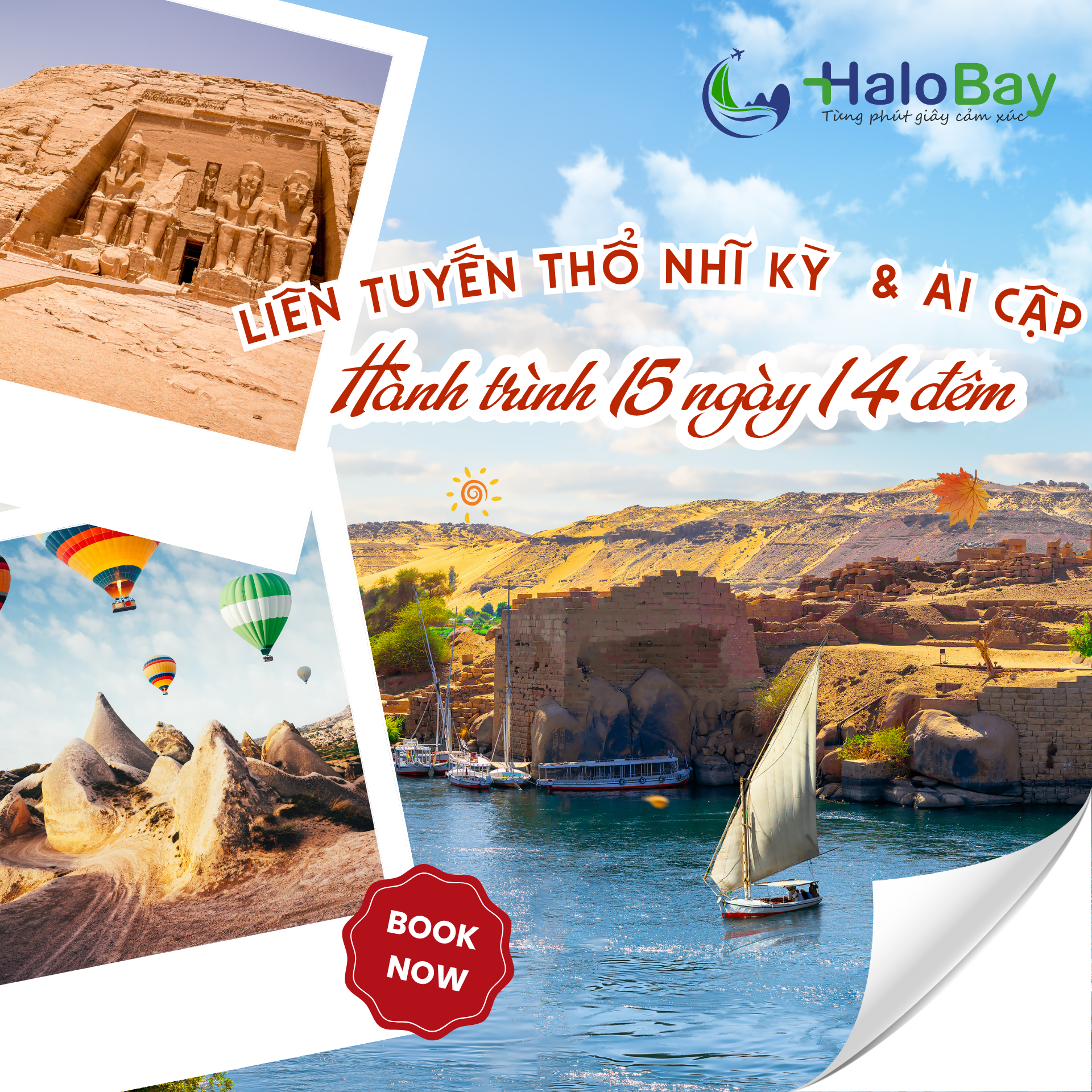  Tour Liên Tuyến Thổ Nhĩ Kỳ – Ai Cập 15 Ngày 14 Đêm | Hành Trình Xuyên Lục Địa Á – Âu – Phi 