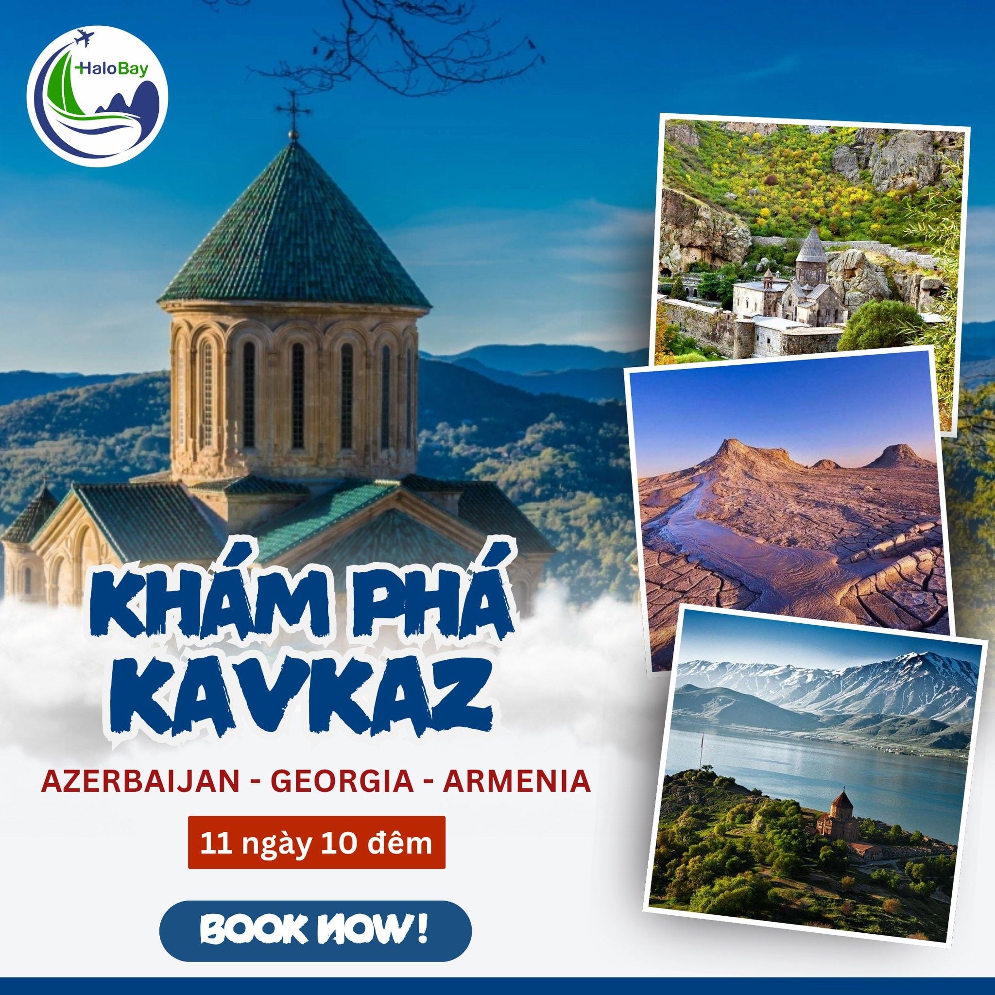  Từ Ngọn Lửa Vĩnh Hằng Đến Núi Ararat – Tour 3 Quốc Gia Kavkaz Huyền Thoại 