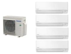 Máy lạnh Multi Panasonic 4 HP dàn lạnh treo tường tiêu chuẩn - Combo 3