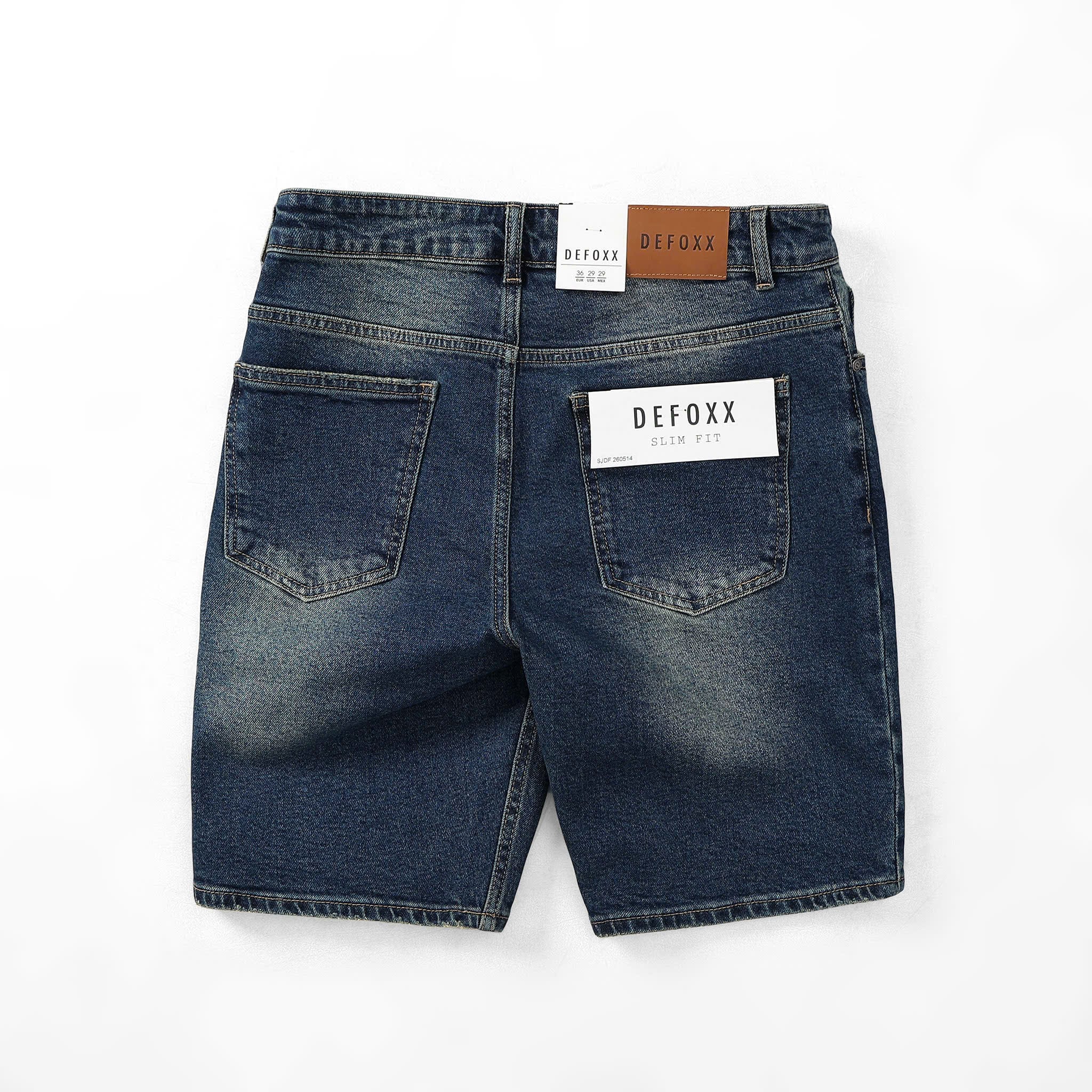 Quần Short Jean Defoxx - Chi tiết form dáng