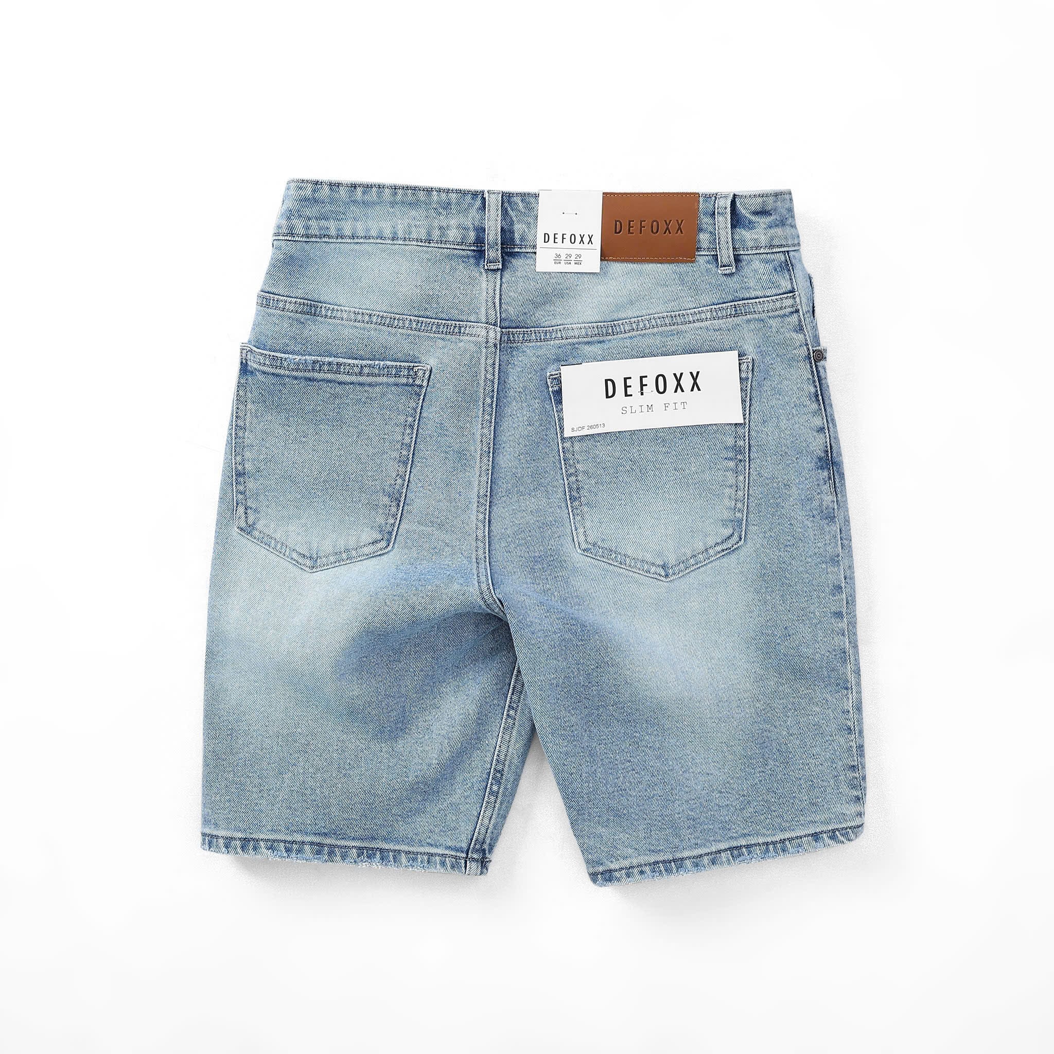 Quần Short Jean Defoxx - Góc chi tiết