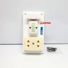 Bảng Điện Táp Lô 1 Công Tắc 2 Lỗ cắm Có Cầu Chì BN1 SOPOKA