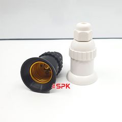 Đui Đèn Chịu Mưa Ngoài Trời Ren Vặn Xoáy Kích Cỡ E27 ĐCM-5 ĐCM-6 SOPOKA