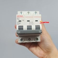 Aptomat 3 pha MCB 3P M17 SOPOKA