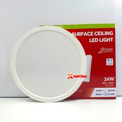 SOPOKA Bóng Đèn LED Ốp Trần RS24W-T Chiếu Sáng 25000 Giờ Tiết Kiệm Điện 80%