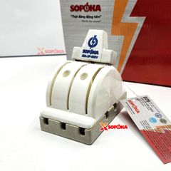 Cầu Dao Đảo Đế Sứ 3 Pha 30A 3P 2N 250V Cực Đúc D26 SOPOKA