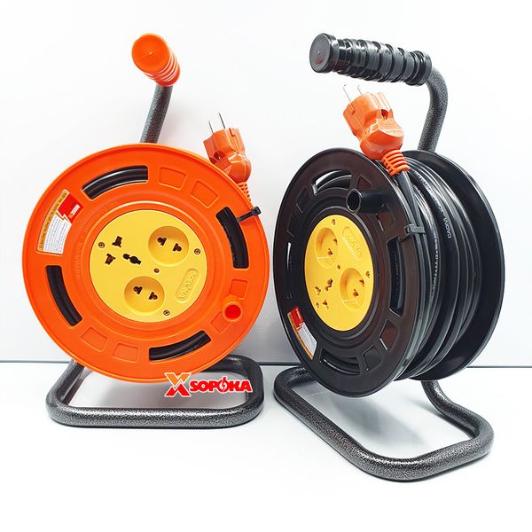 Rulo Cuộn Dây Điện SOPOKA Ráp Dây 2x2.5 CADIVI VCmt Tròn 2 Lớp Vỏ, Công Suất 3500W