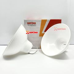 Chóa Đèn (Chao Đèn) Nhựa Có Móc Treo M200 Chống Vỡ Chống Mưa Chịu Nhiệt SOPOKA